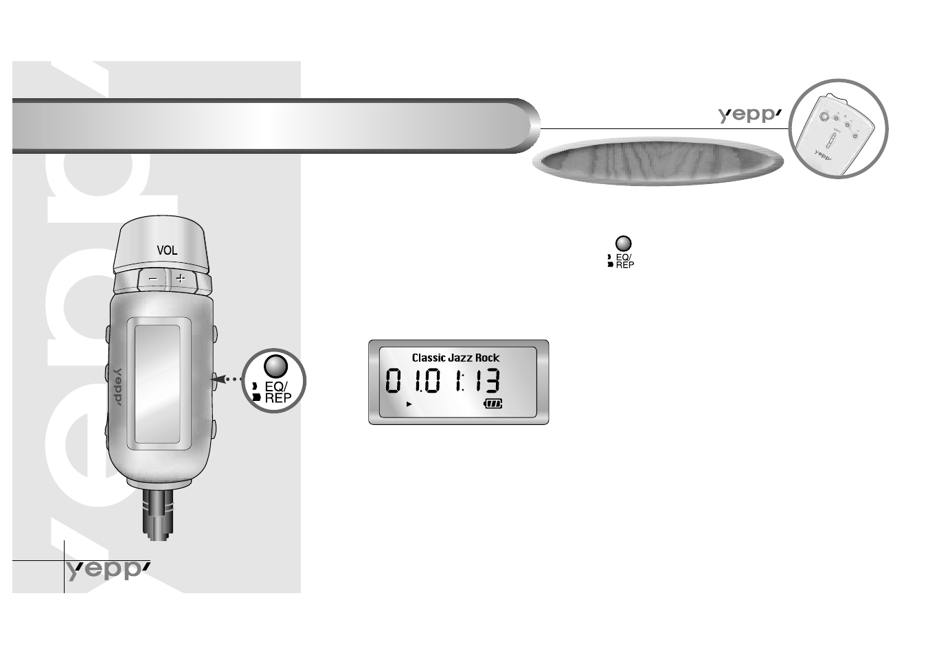 Using the equalizer, Equalizer function | Samsung Yepp YP-NEU User Manual | Page 16 / 48
