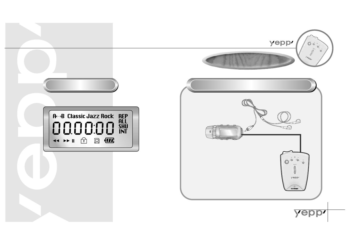 Display panel remote controller connection | Samsung Yepp YP-NEU User Manual | Page 9 / 48
