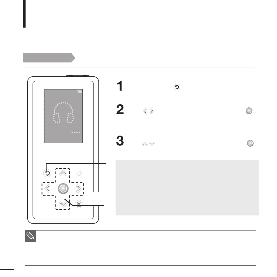 Chapter 3. multimedia function, Listening to music | Samsung YP-K5JAB User Manual | Page 22 / 57