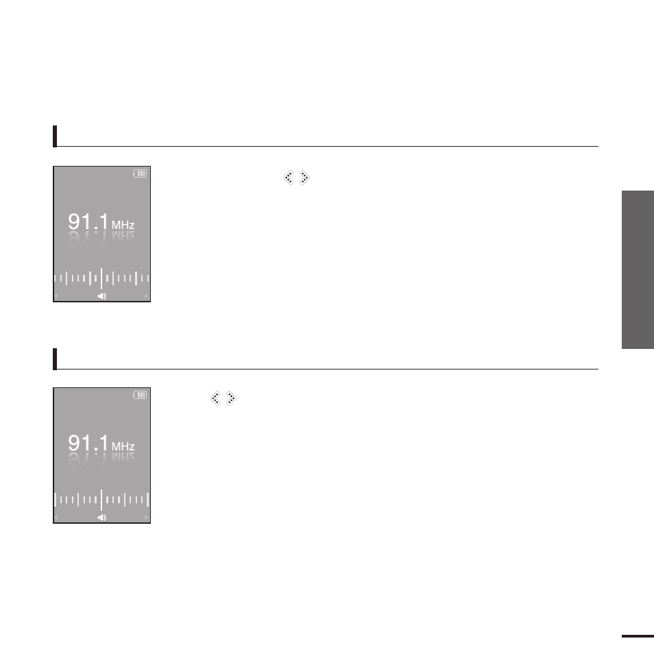 Listening to fm radio | Samsung YP-K5JAB User Manual | Page 35 / 57