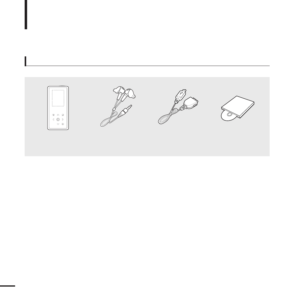 Chapter 1. preparation, Components, Checking the accessories | Samsung YP-K5JAB User Manual | Page 6 / 57