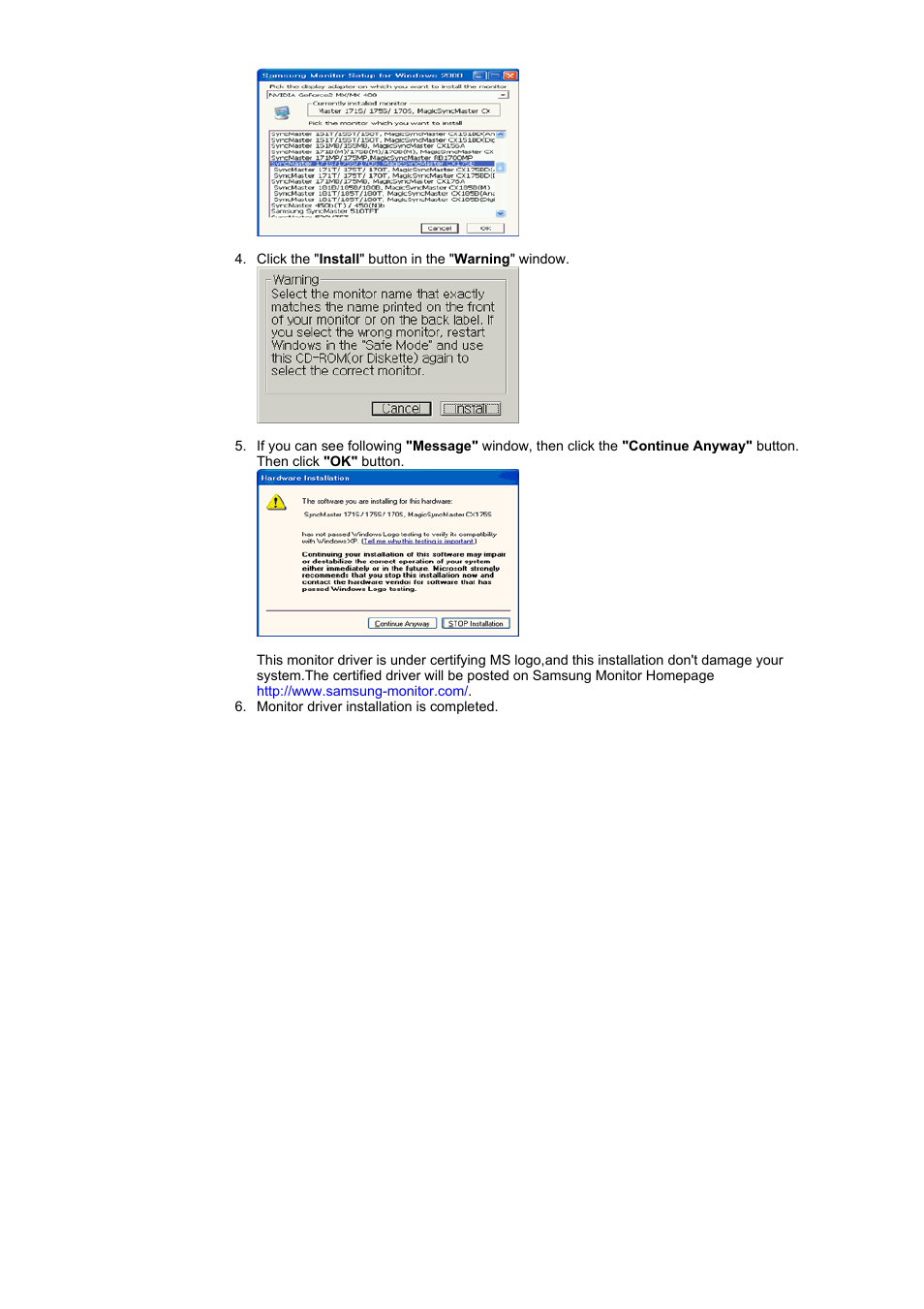 Samsung 174T User Manual | Page 20 / 80