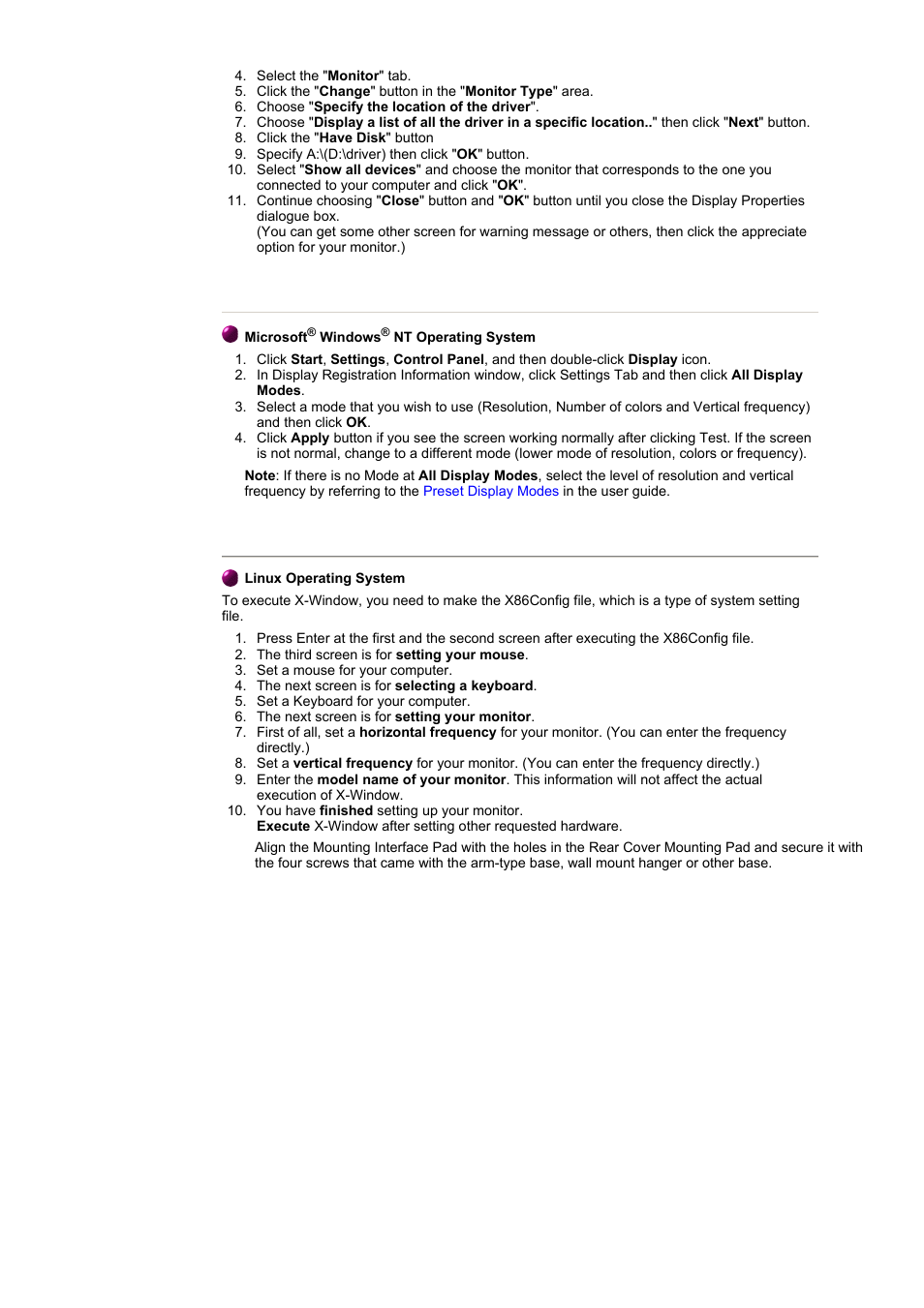 Samsung 174T User Manual | Page 24 / 80