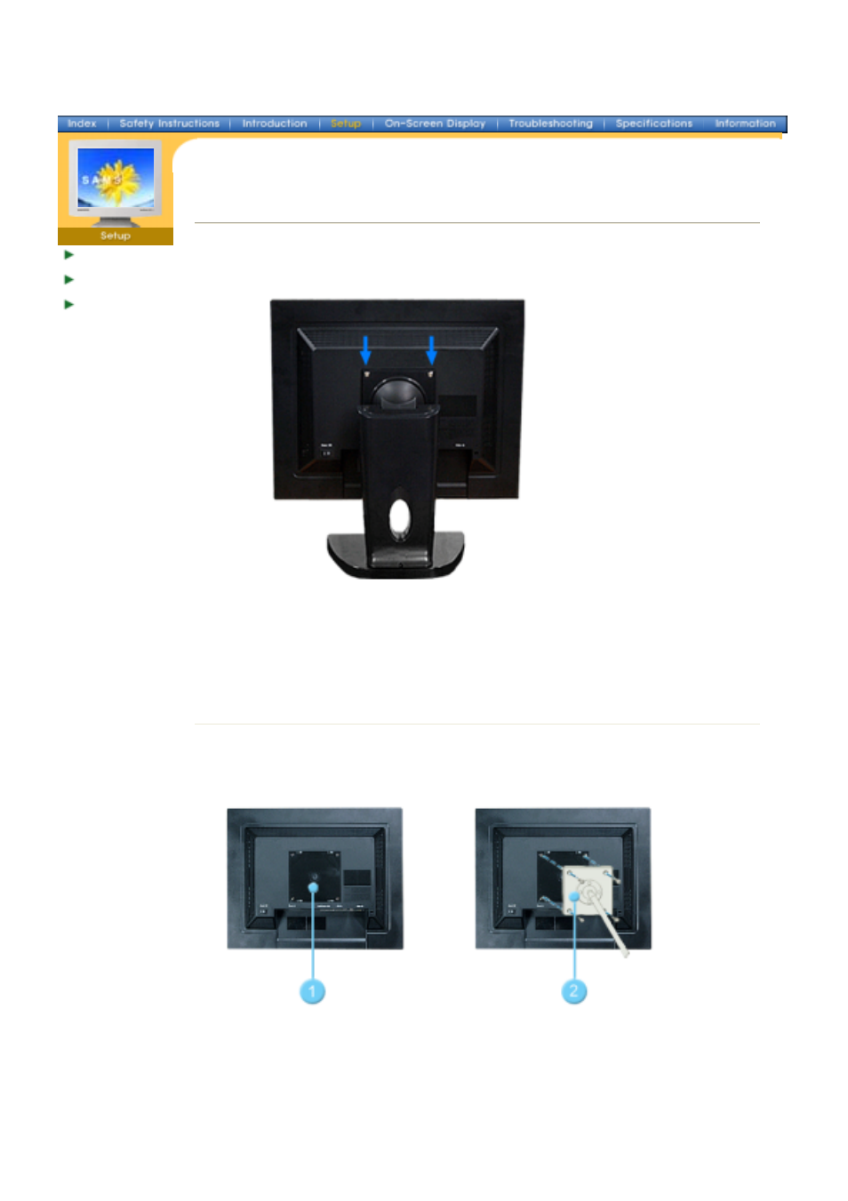 Installing vesa compliant mounting | Samsung 174T User Manual | Page 25 / 80