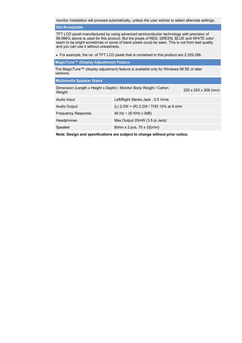 Samsung 174T User Manual | Page 61 / 80
