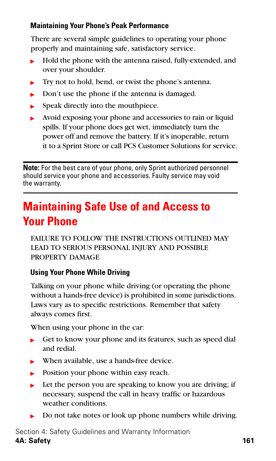 Maintaining safe use of and access to your phone | Samsung A600 User Manual | Page 171 / 186