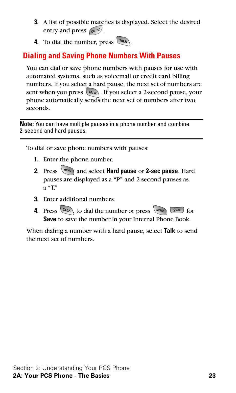 Dialing and saving phone numbers with pauses | Samsung A600 User Manual | Page 33 / 186