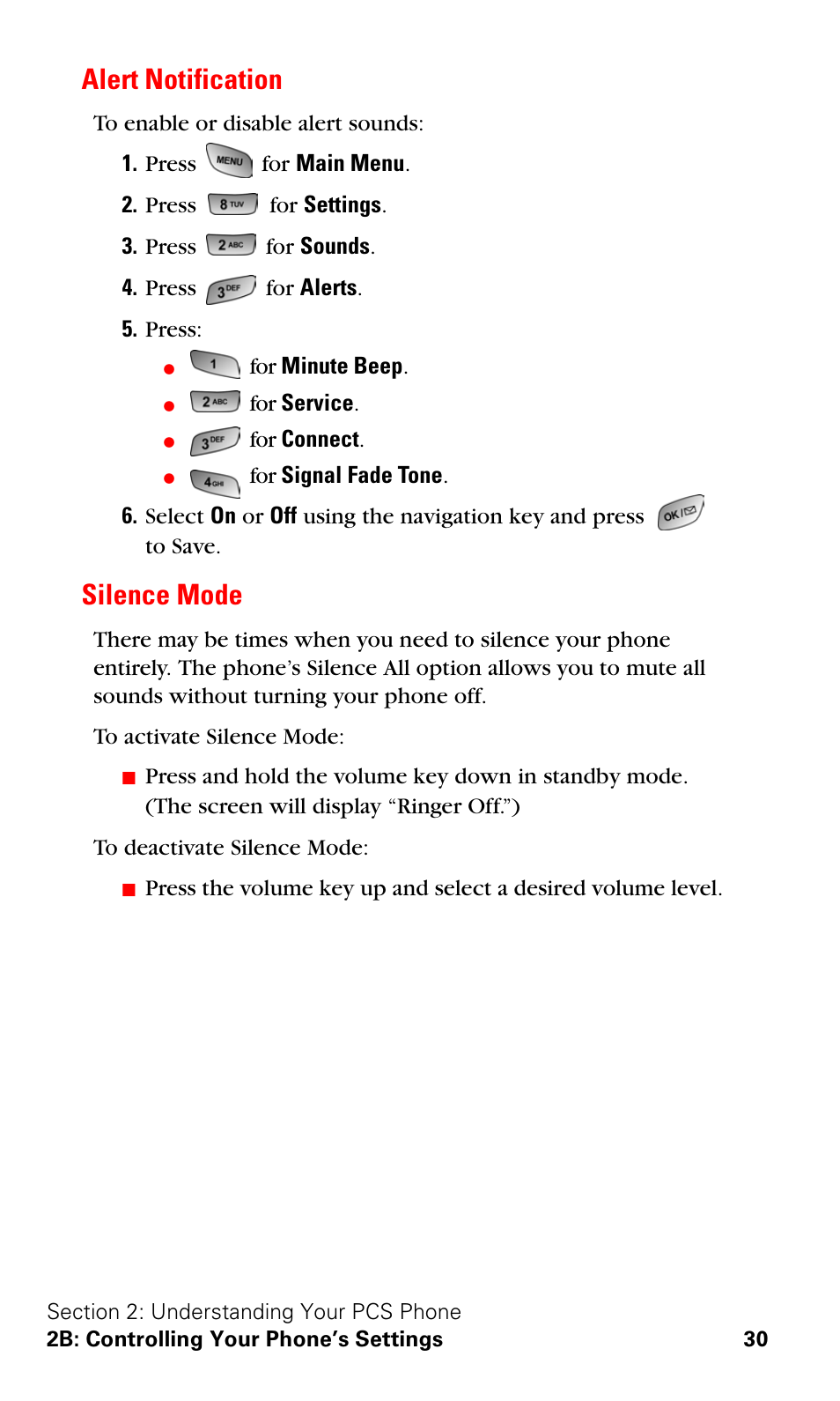 Alert notification, Silence mode, Alert notification silence mode | Samsung A600 User Manual | Page 40 / 186