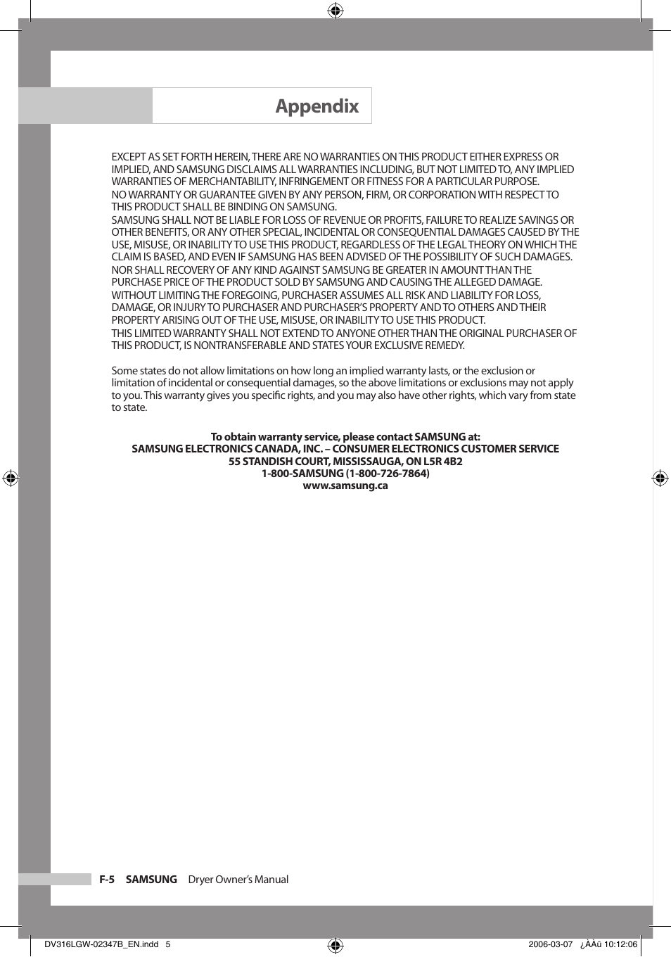 Appendix | Samsung DC68-02347B-EN User Manual | Page 26 / 28