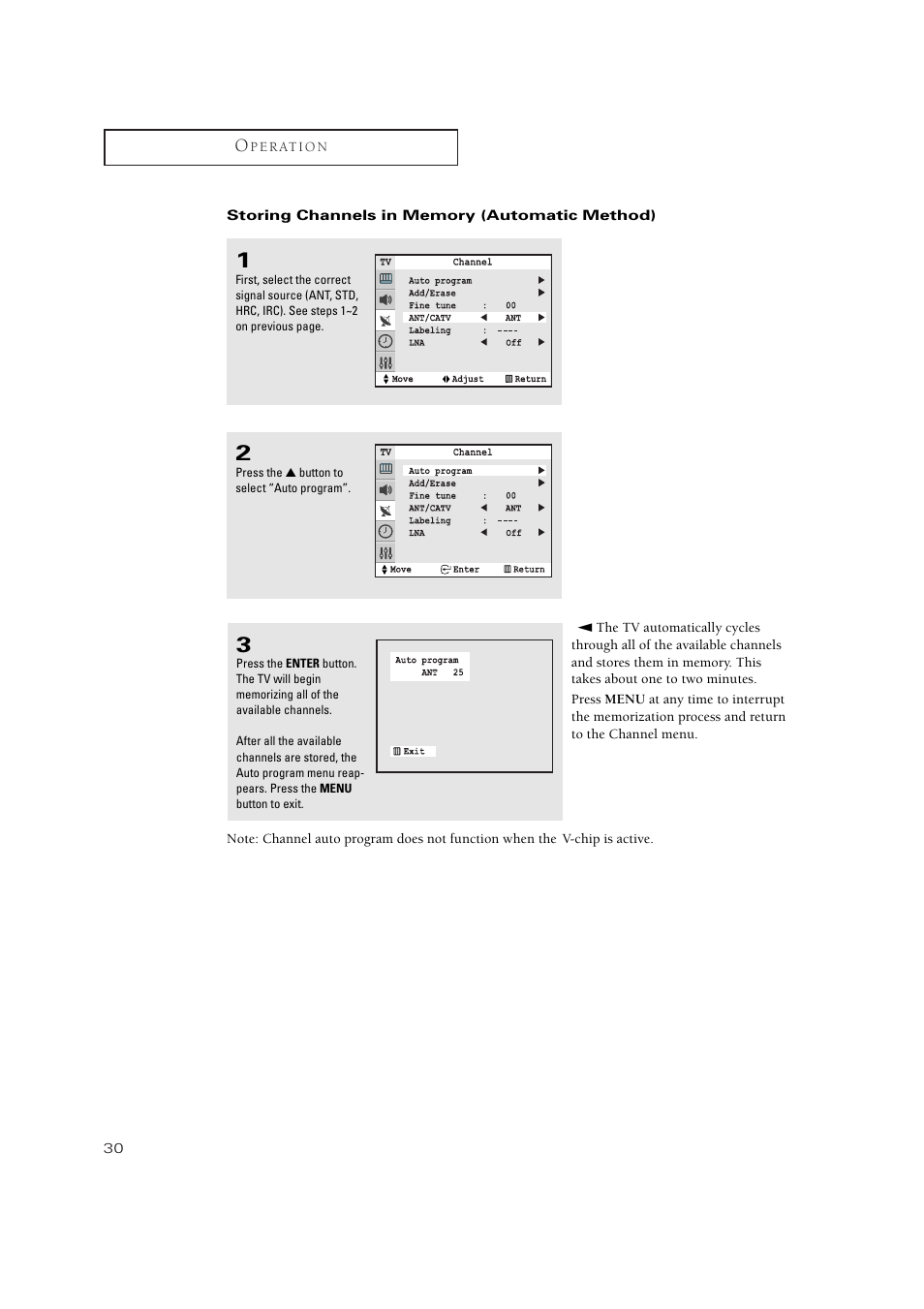 Samsung TXN2771HF/TXN3071WHF User Manual | Page 30 / 80