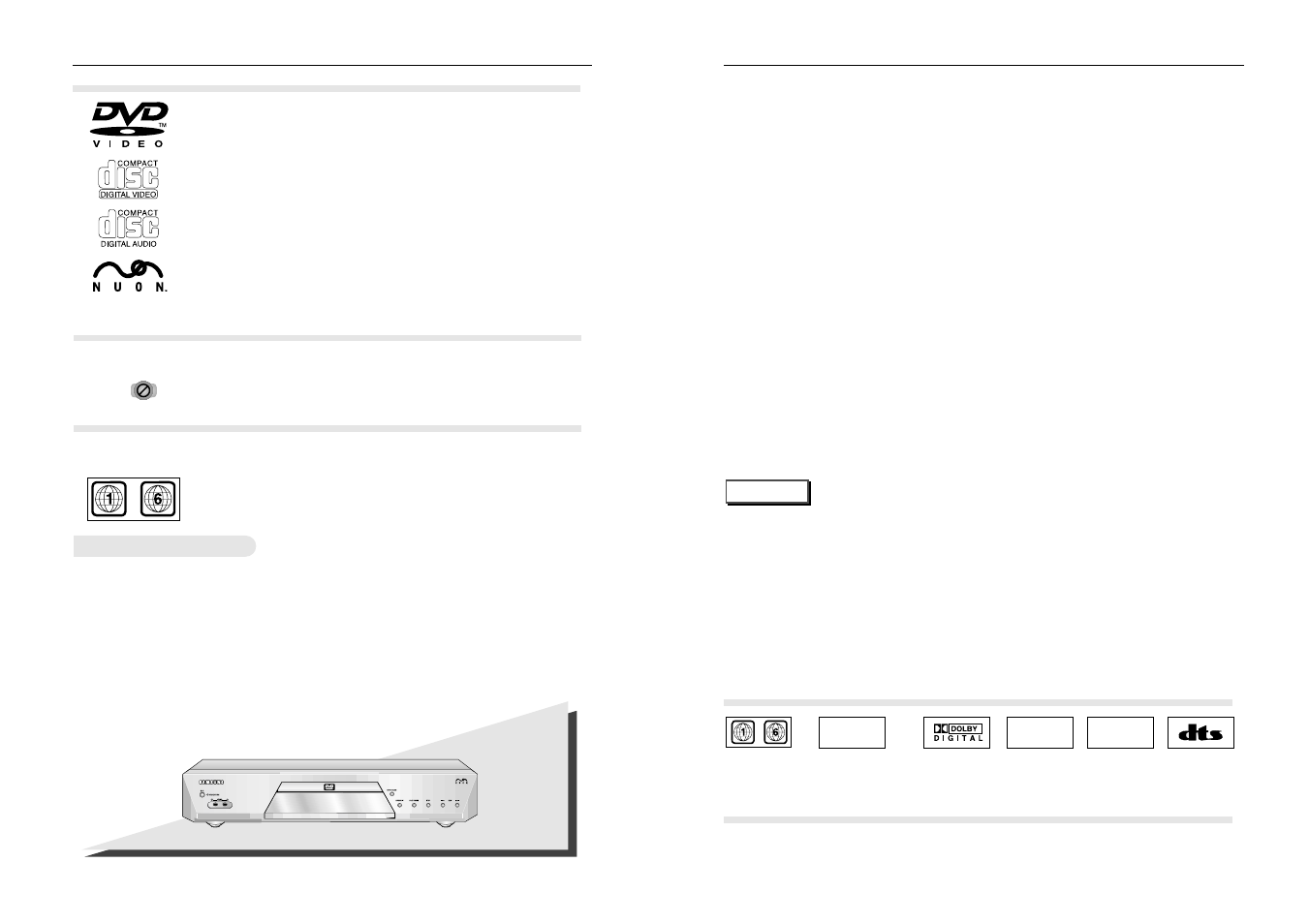 General features, Bout discs, Ntsc | Samsung DVD-N501 User Manual | Page 3 / 22