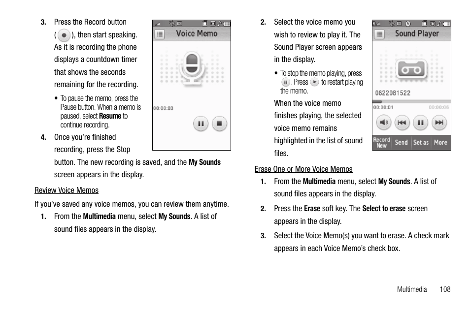 Samsung Delve SCH-R800 User Manual | Page 111 / 180