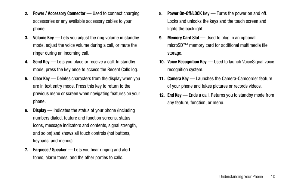 Samsung Delve SCH-R800 User Manual | Page 13 / 180