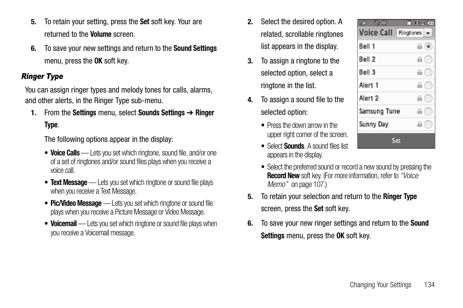 Ringer type, This new contact. (for more information, refer to | Samsung Delve SCH-R800 User Manual | Page 137 / 180