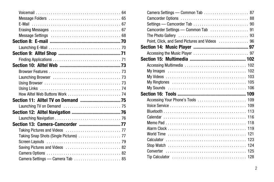 Samsung Delve SCH-R800 User Manual | Page 5 / 180