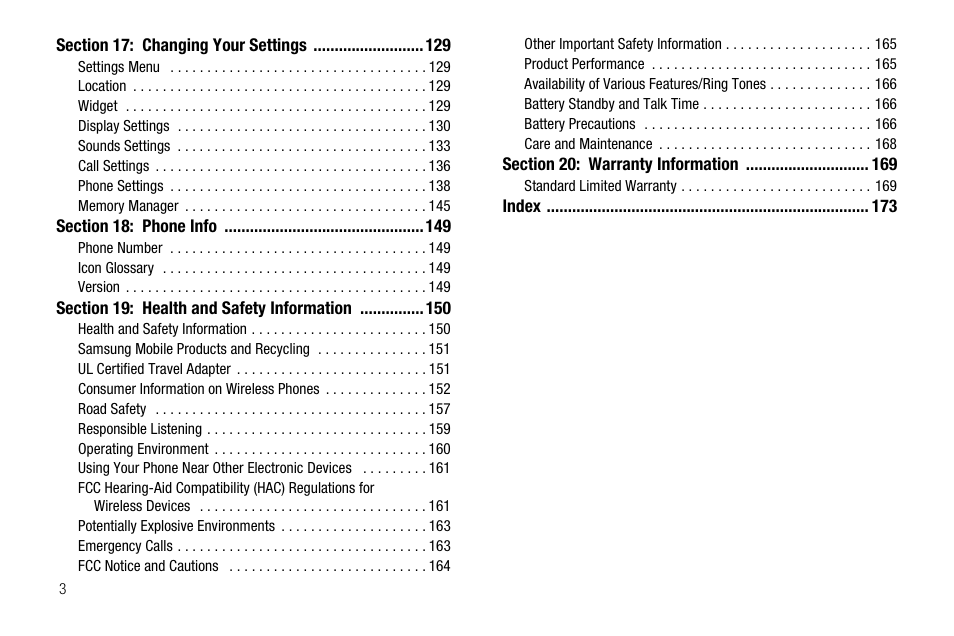 Samsung Delve SCH-R800 User Manual | Page 6 / 180