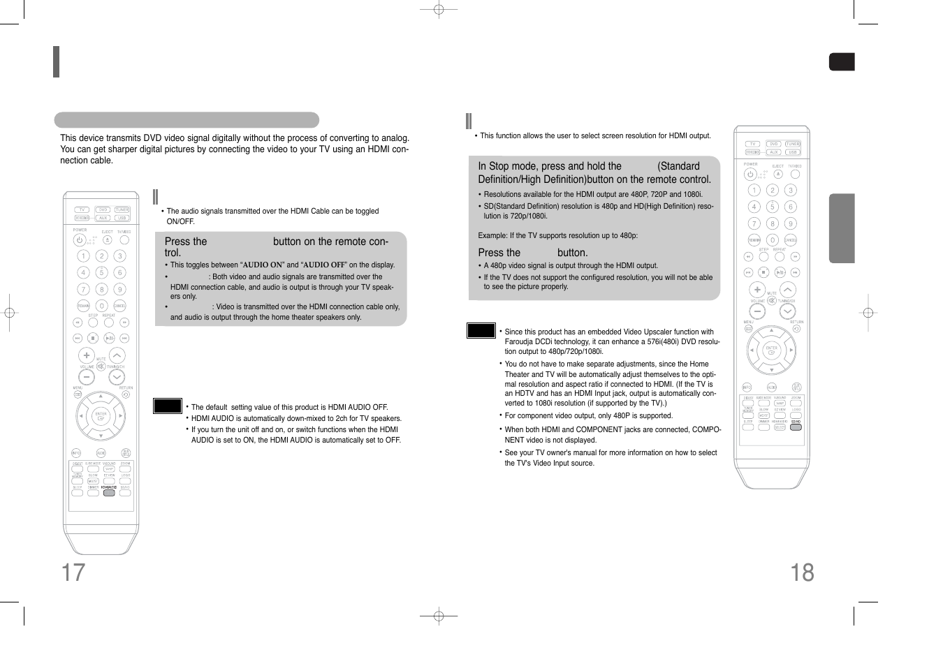 Hdmi function | Samsung HT-Q100W User Manual | Page 10 / 35