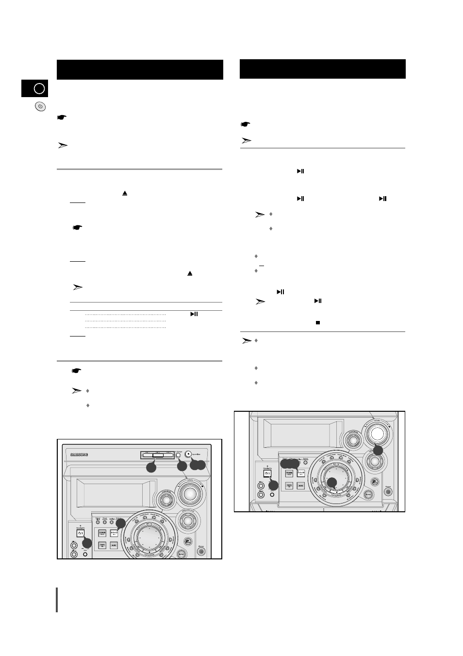 Loading and changing compact discs | Samsung MAX-VB630G User Manual | Page 12 / 30