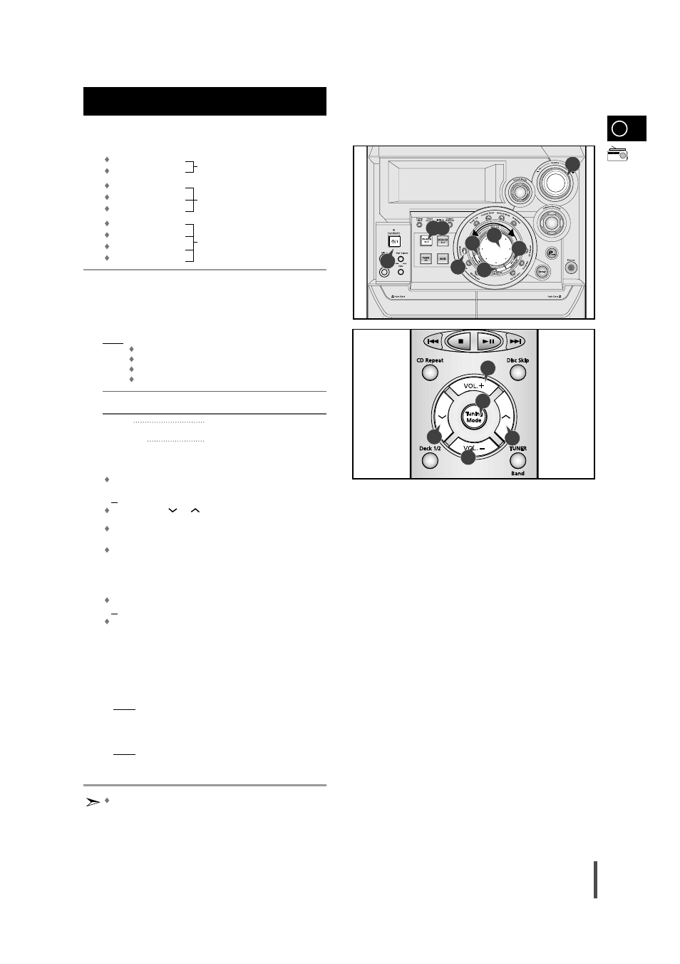 Searching for and storing the radio stations | Samsung MAX-VB630G User Manual | Page 19 / 30