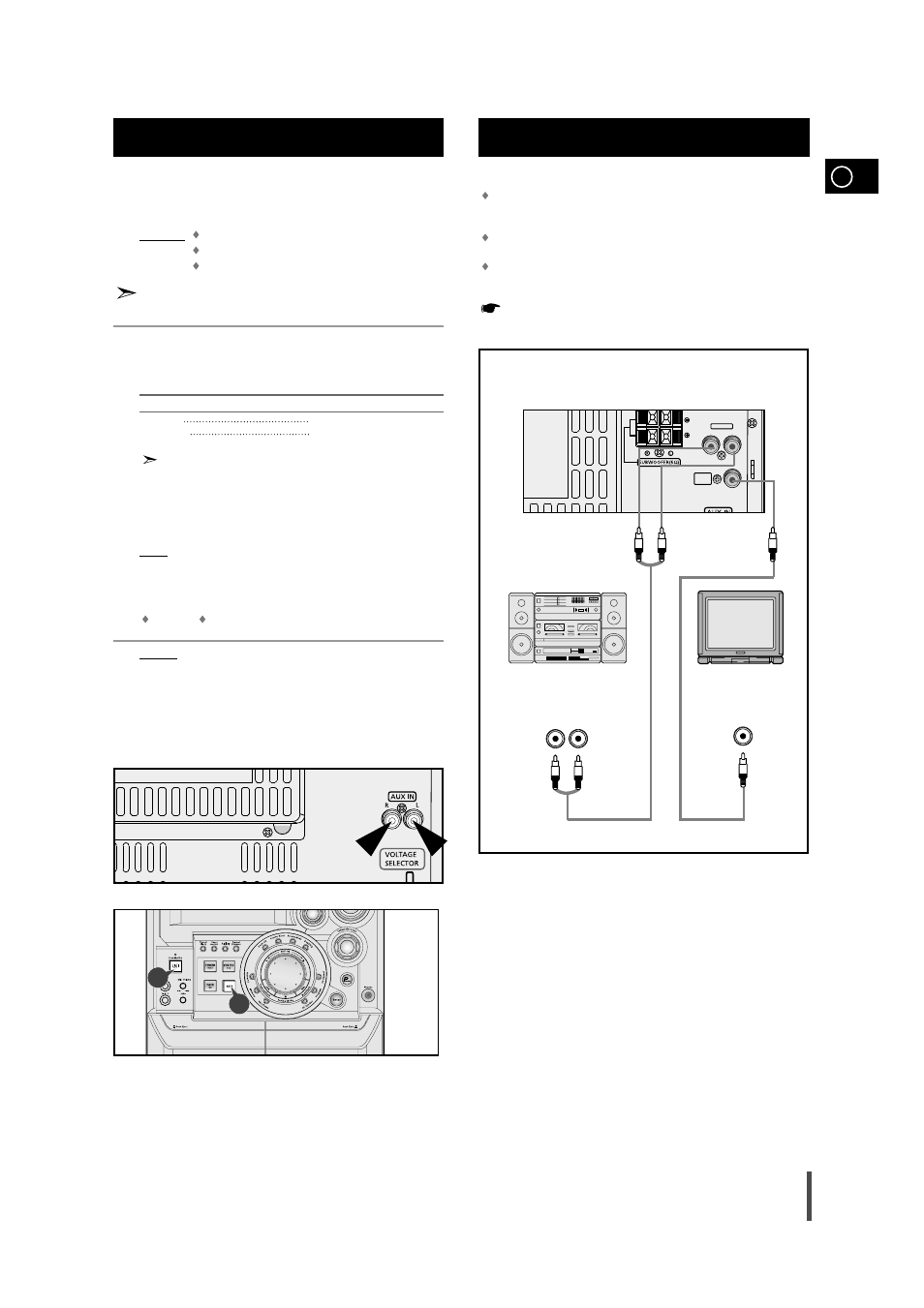 Connecting to the equipment | Samsung MAX-VB630G User Manual | Page 9 / 30