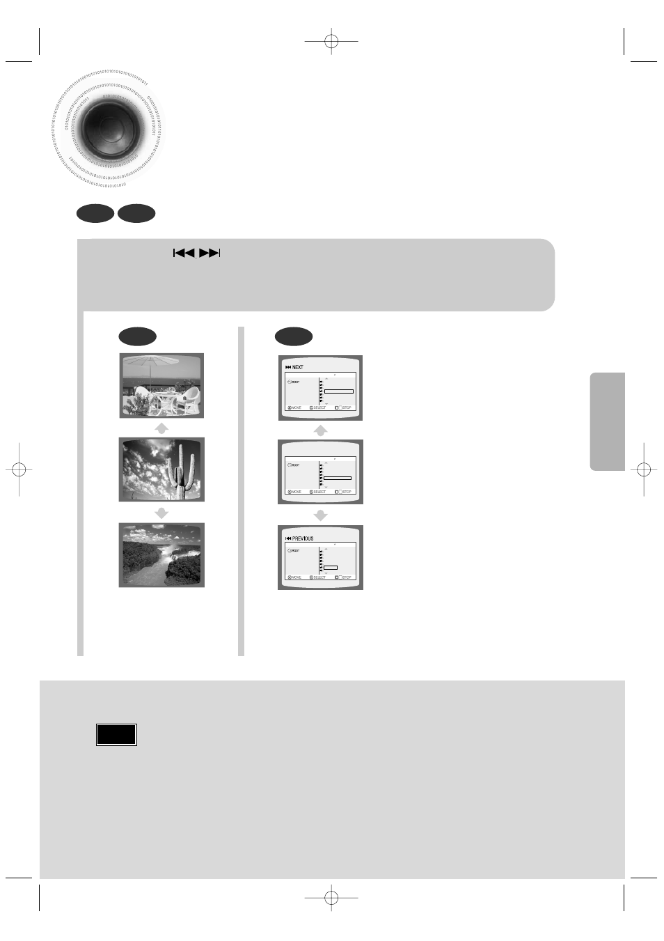 Skipping scenes/songs, Skipping scenes/songs 30, Briefly press | Opera tion | Samsung HT-DB390 User Manual | Page 31 / 76