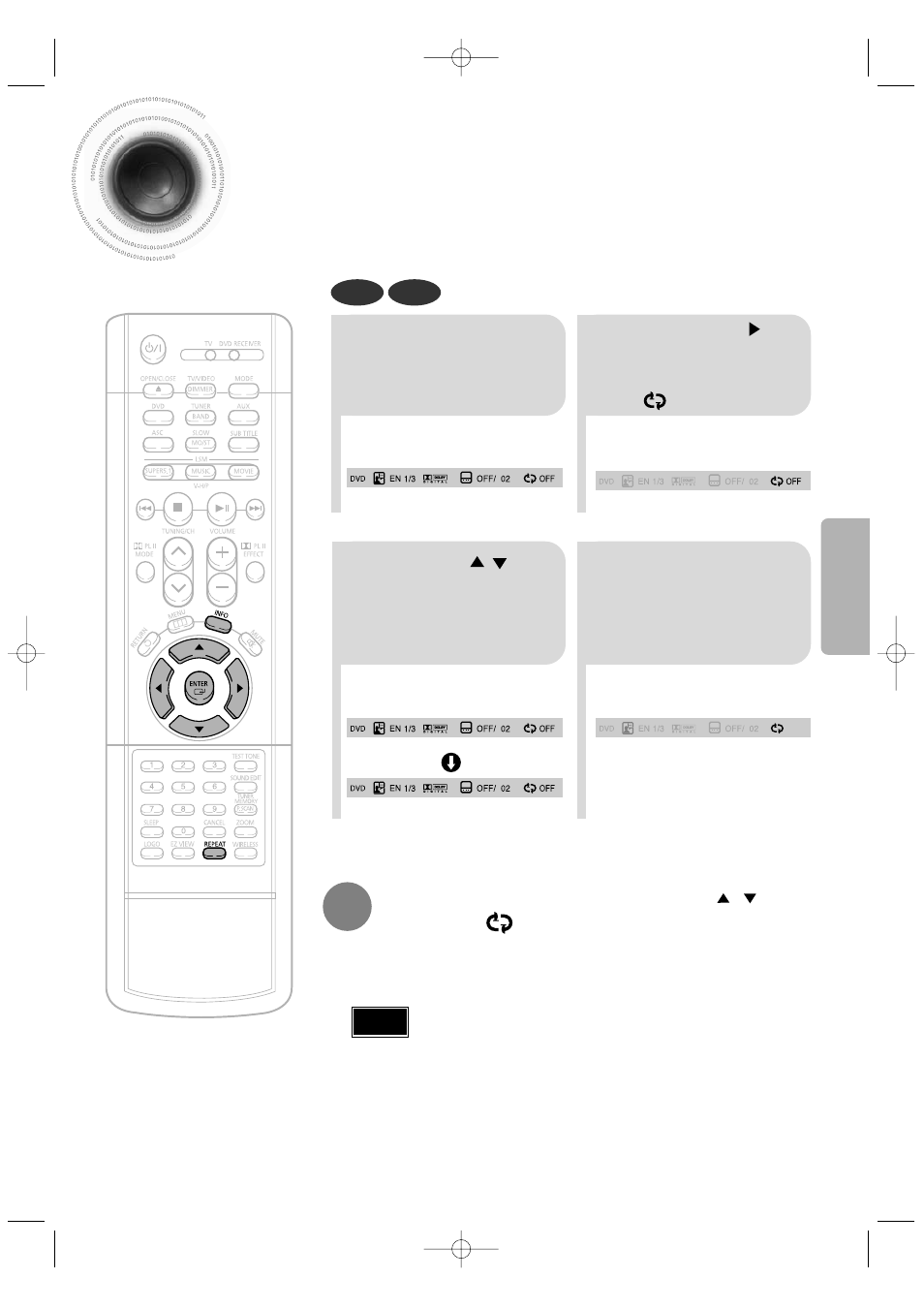 A-b repeat playback, A-b repeat playback 32 | Samsung HT-DB390 User Manual | Page 33 / 76