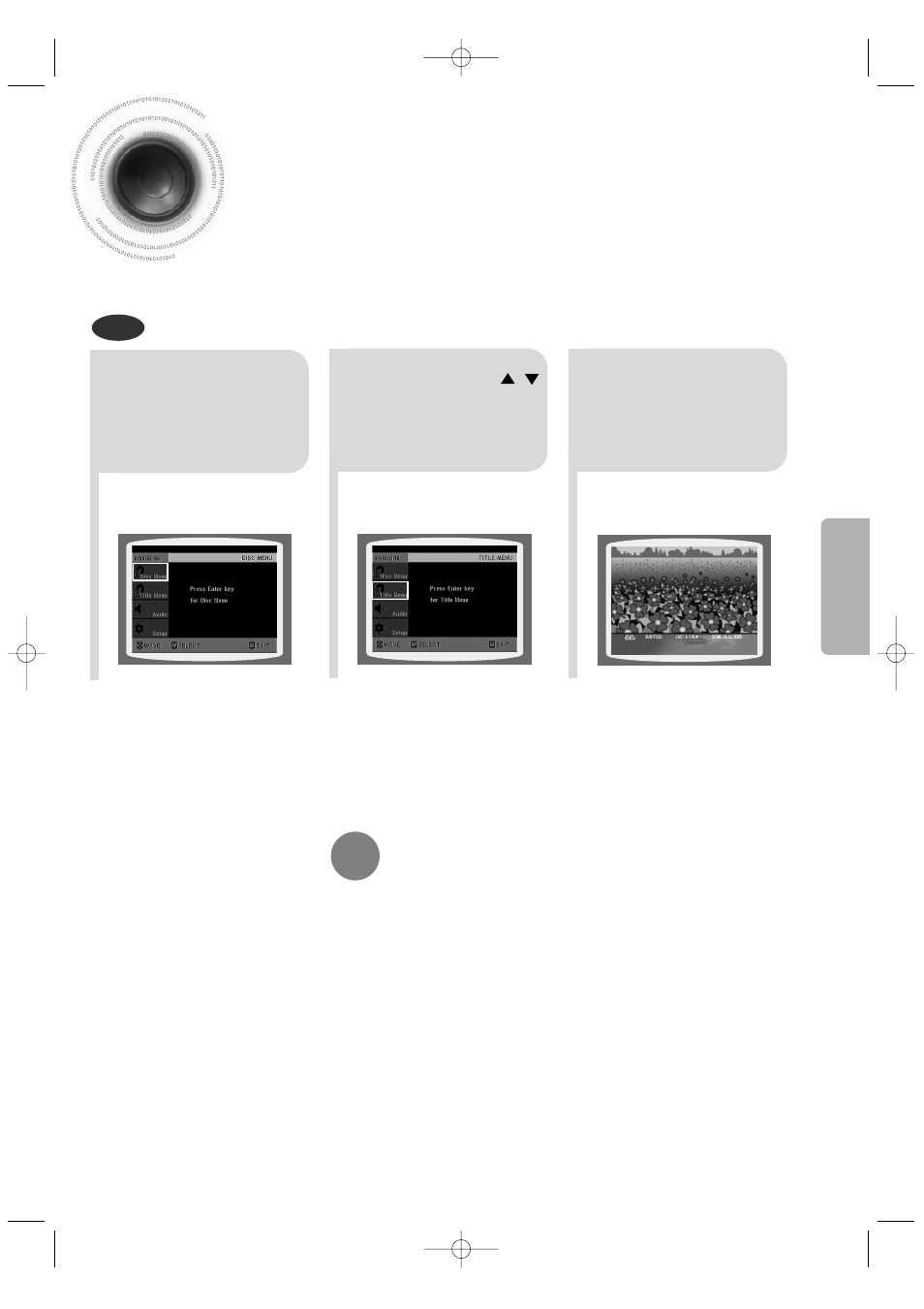 Using the title menu | Samsung HT-DB390 User Manual | Page 39 / 76