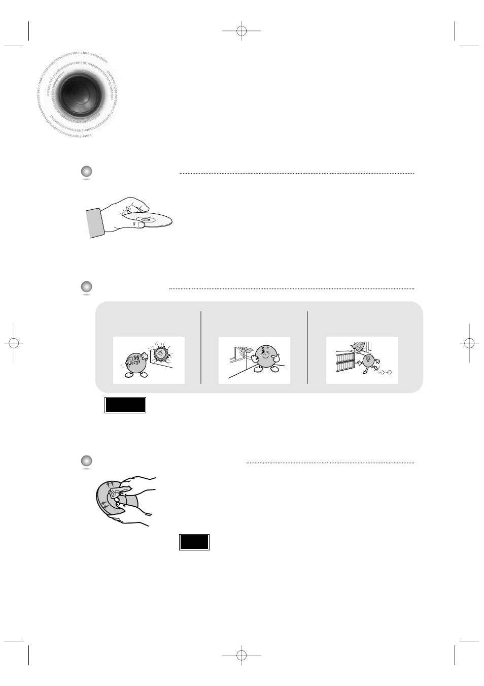 Cautions on handling and storing discs | Samsung HT-DB390 User Manual | Page 72 / 76