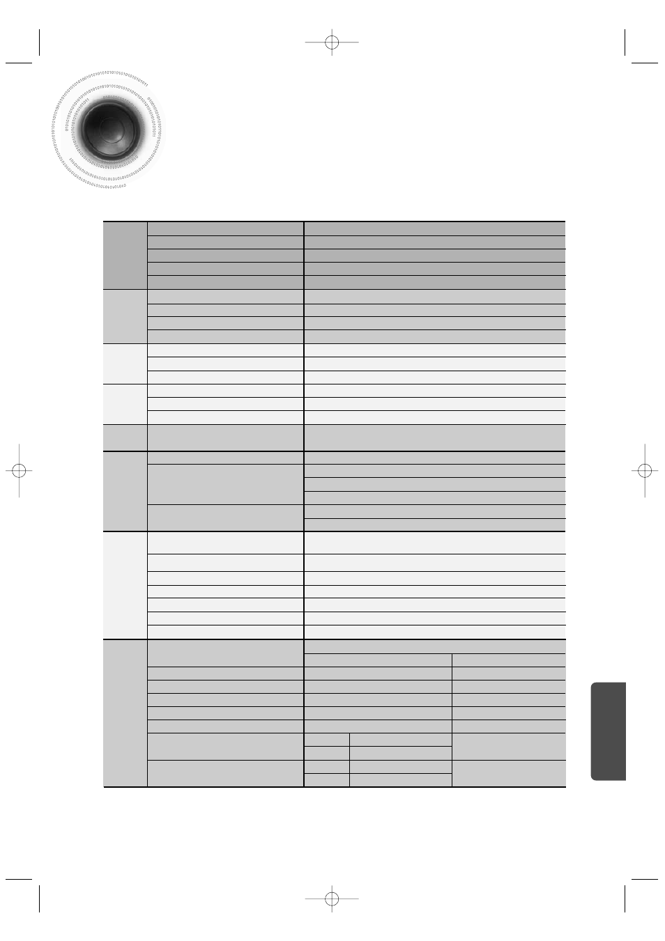 Specifications, 72 specifications, Miscellaneous | Samsung HT-DB390 User Manual | Page 73 / 76