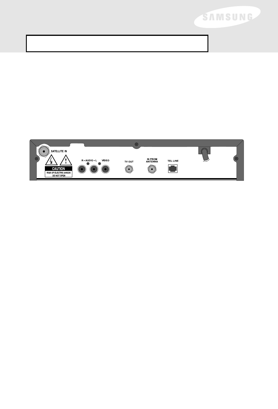 Setting up and connecting | Samsung SIR-S60W User Manual | Page 11 / 61