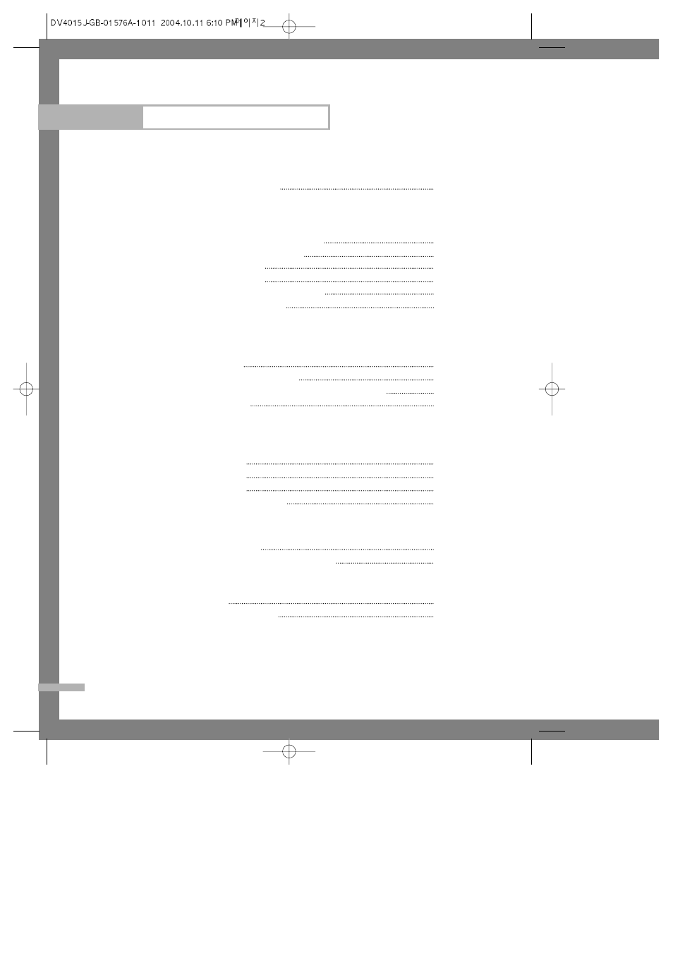 Samsung DV4015J User Manual | Page 2 / 16