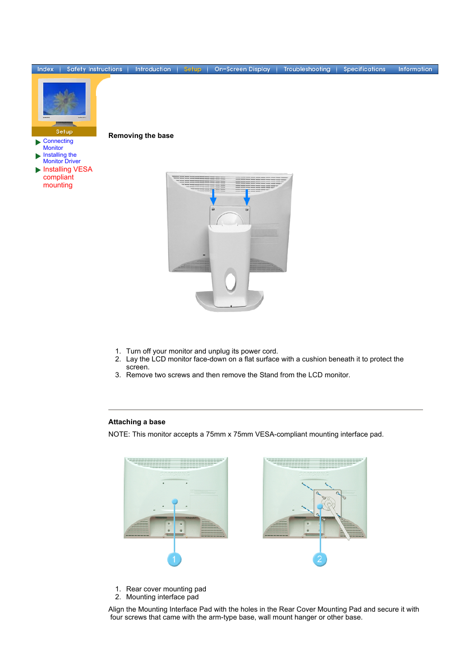 Samsung 153V User Manual | Page 29 / 82