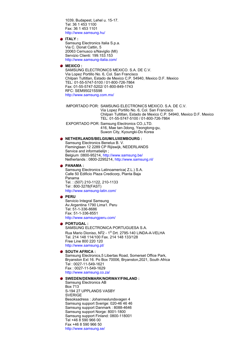 Samsung 153V User Manual | Page 69 / 82