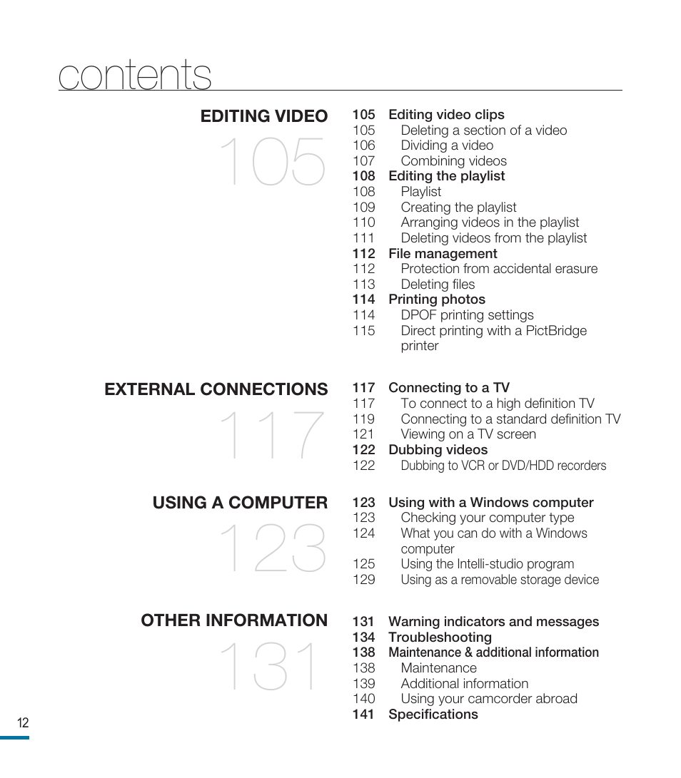 Samsung HMX-M20SN User Manual | Page 16 / 147