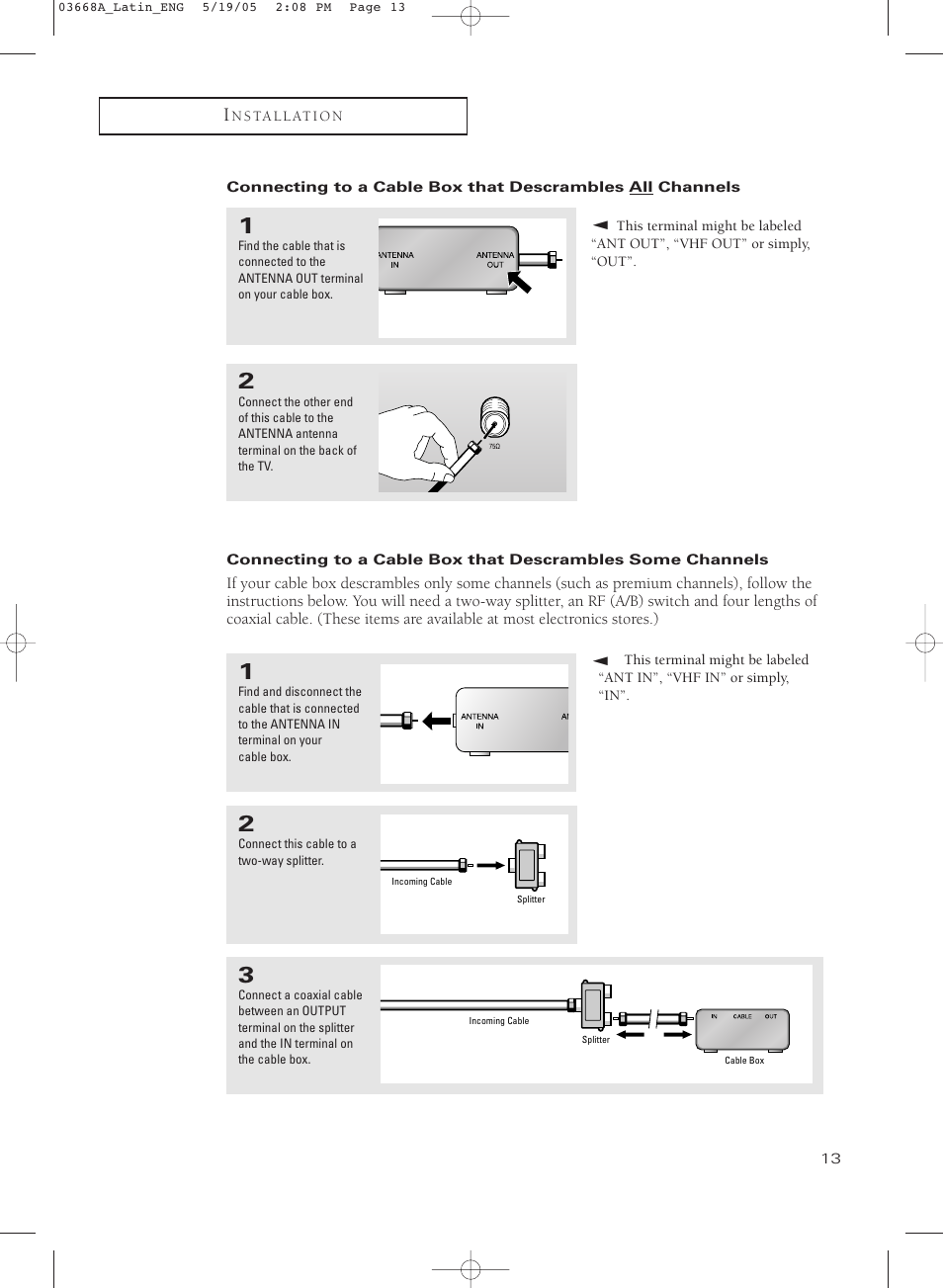 Samsung CL29T21PQ User Manual | Page 13 / 63