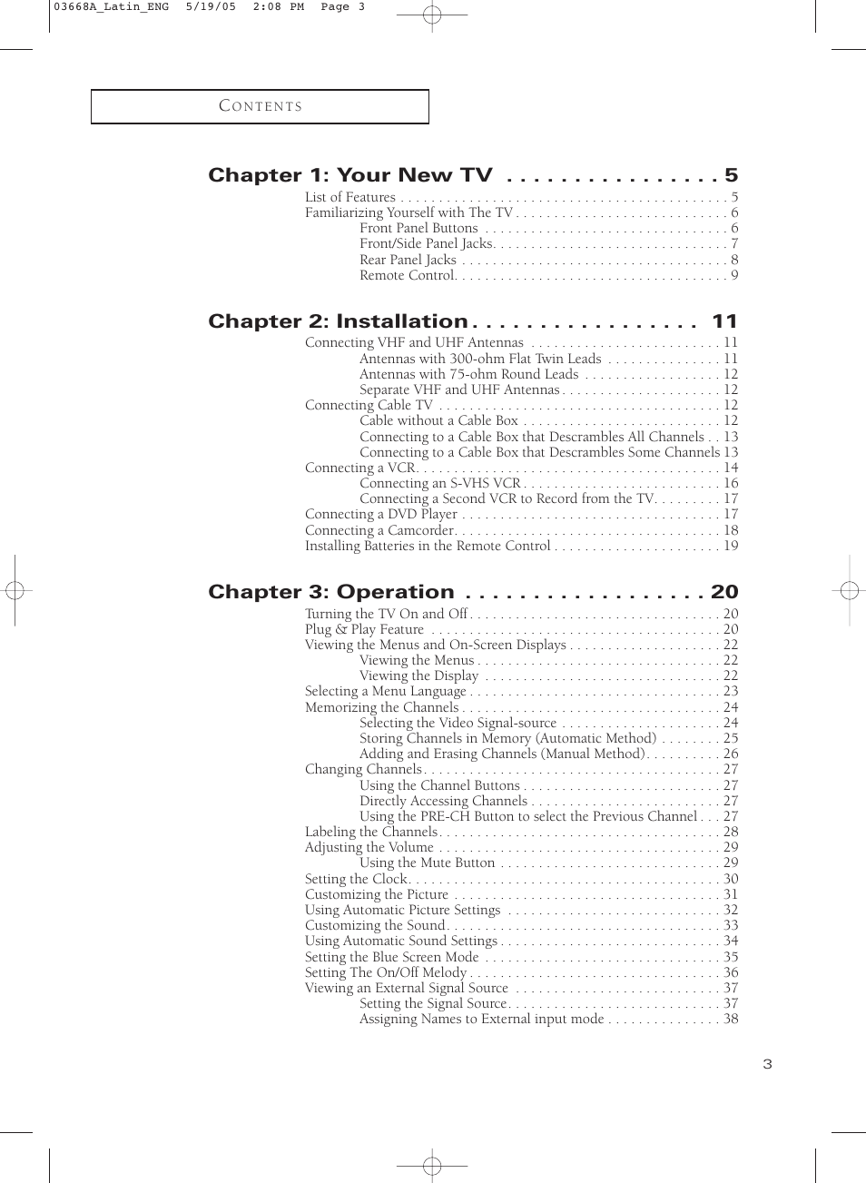 Samsung CL29T21PQ User Manual | Page 3 / 63