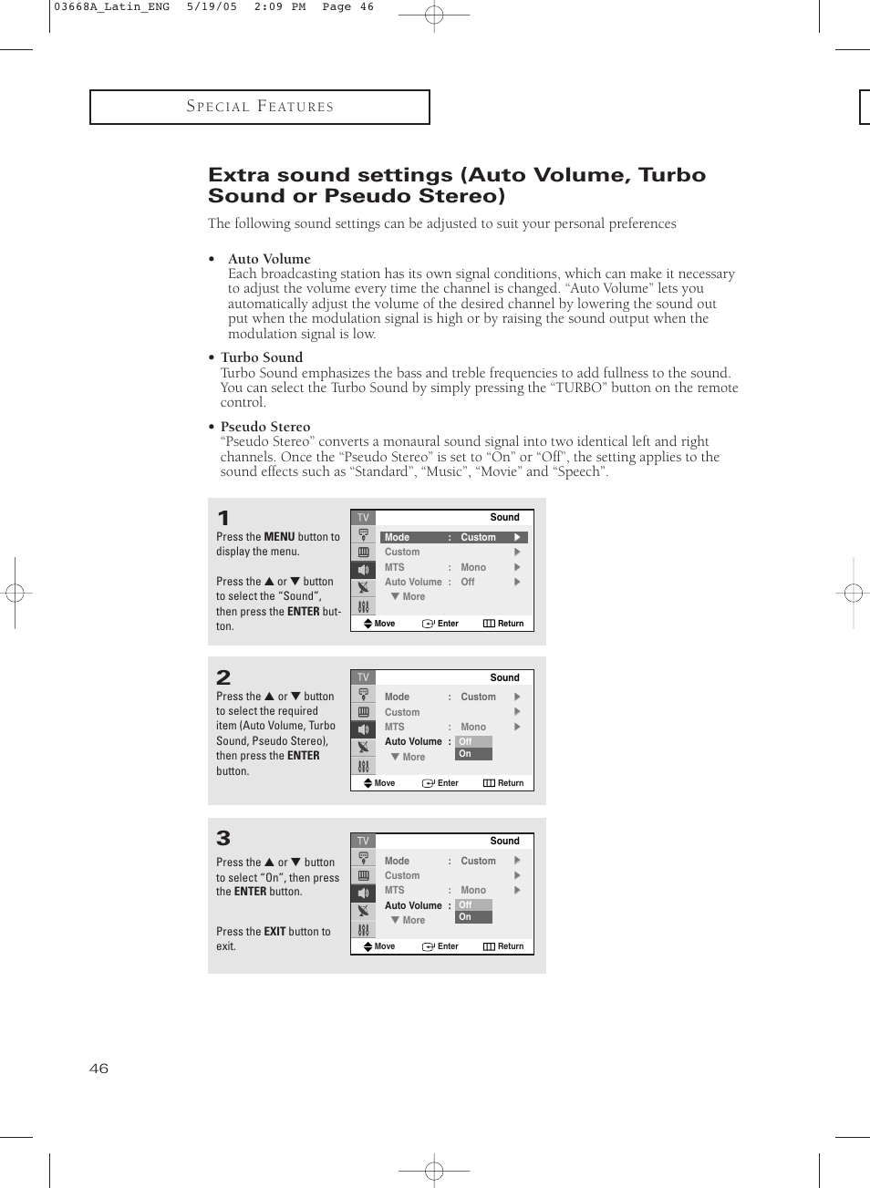 Samsung CL29T21PQ User Manual | Page 46 / 63