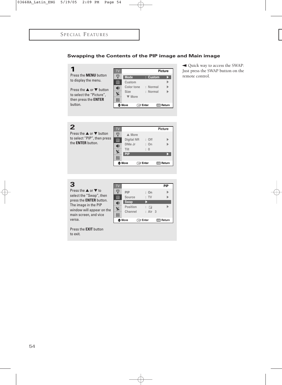 Samsung CL29T21PQ User Manual | Page 54 / 63