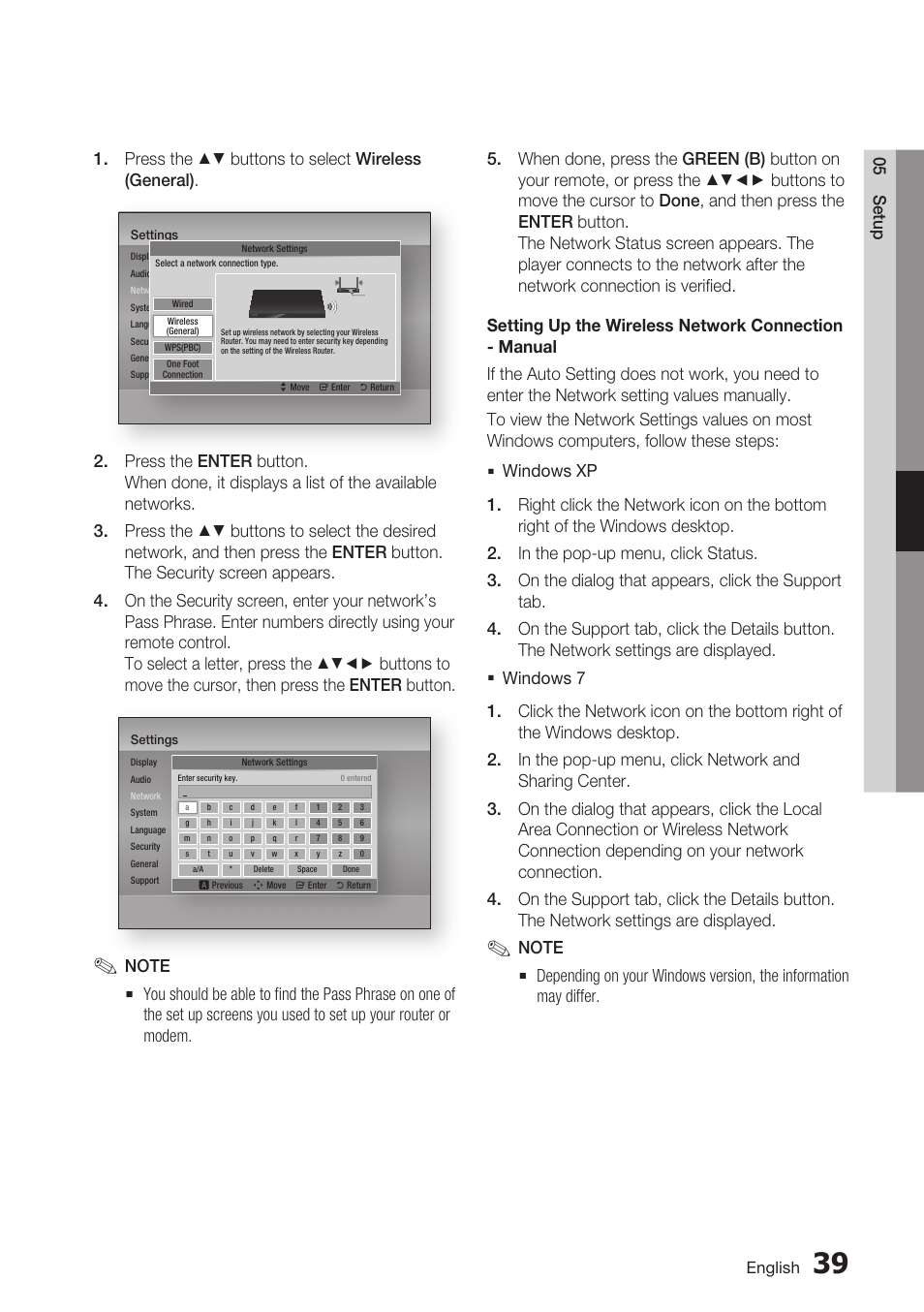 Samsung BD-D6700 User Manual | Page 39 / 75