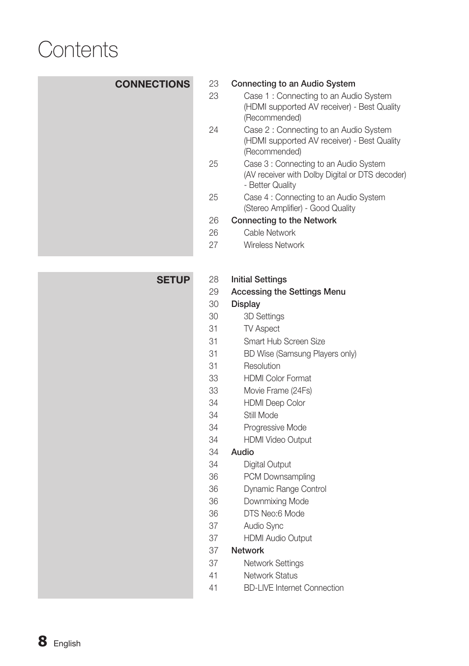 Samsung BD-D6700 User Manual | Page 8 / 75