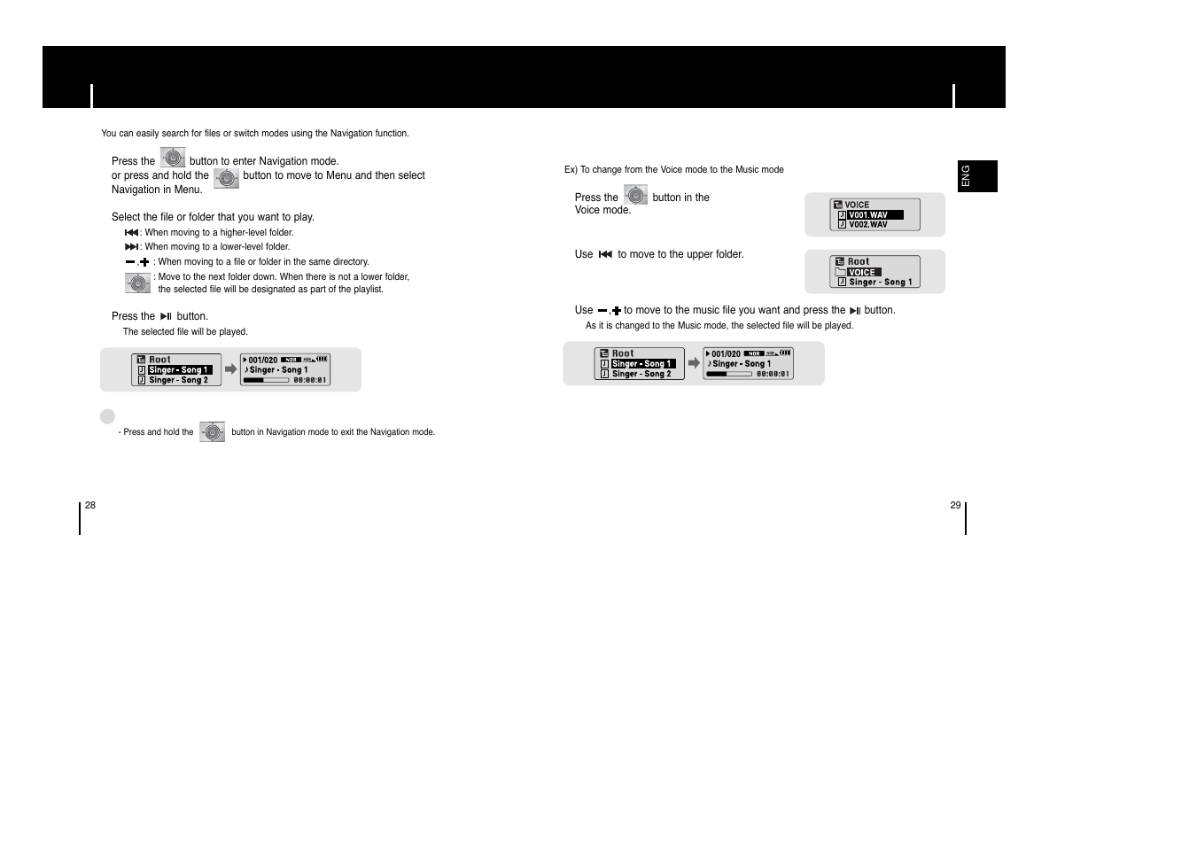 Using navigation | Samsung AH68-01633B User Manual | Page 15 / 25