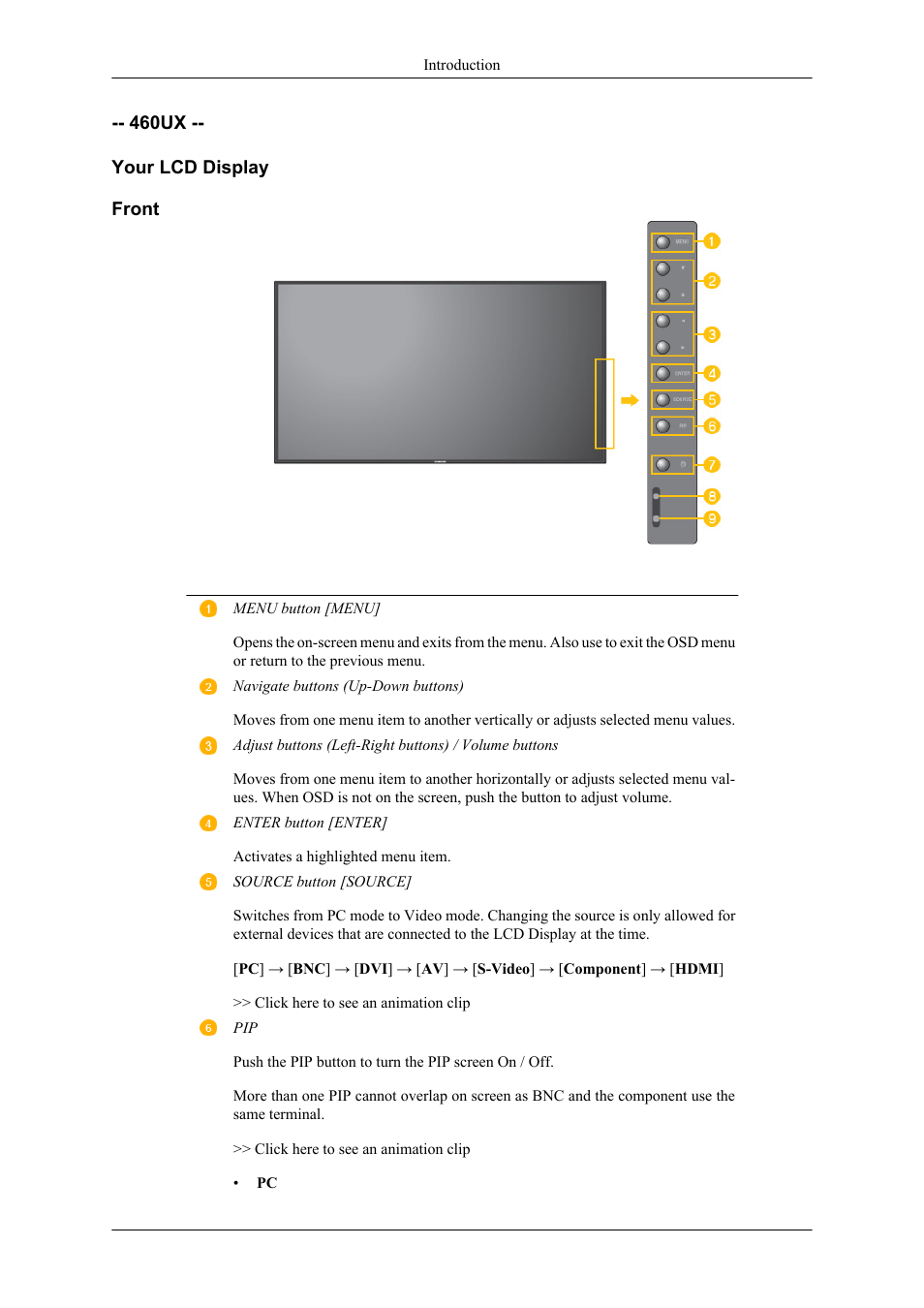 Samsung 460UX User Manual | Page 19 / 44