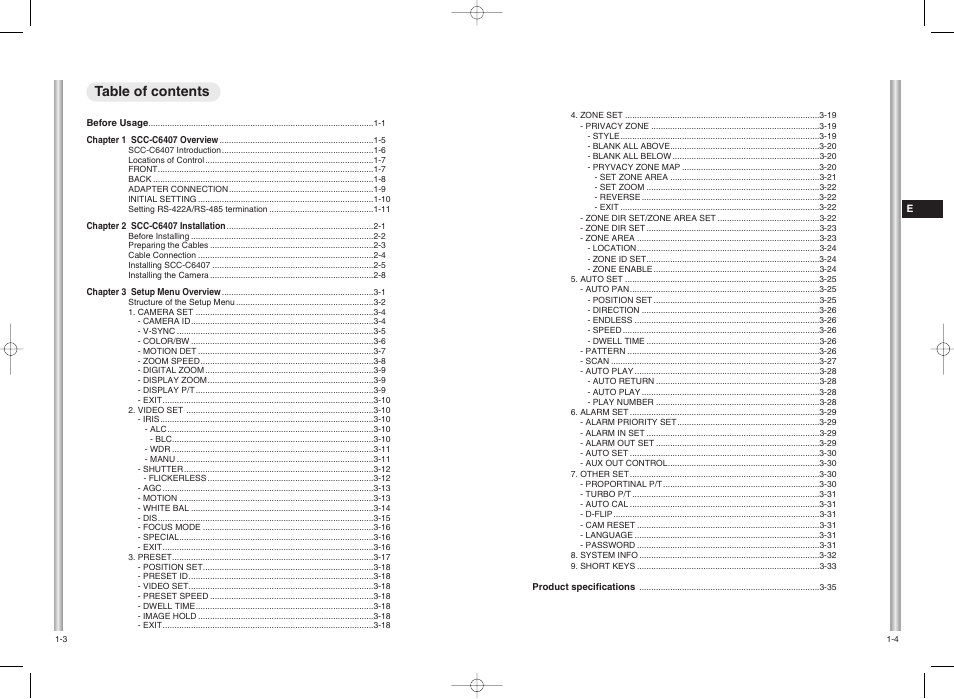 Samsung SMART DOME SCC-C6407 User Manual | Page 5 / 31