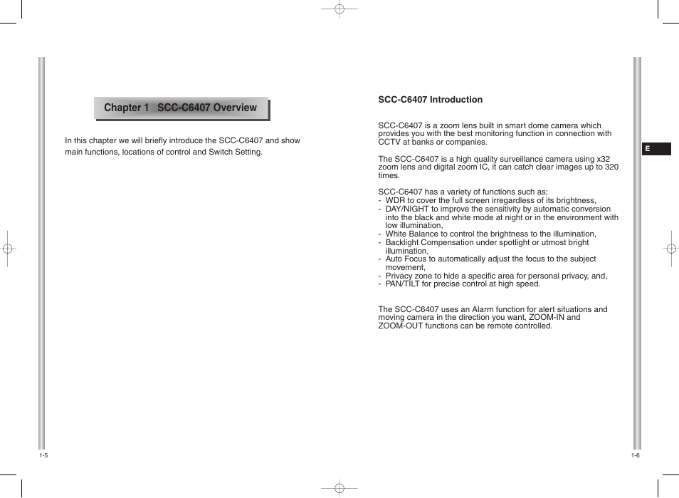 Samsung SMART DOME SCC-C6407 User Manual | Page 6 / 31