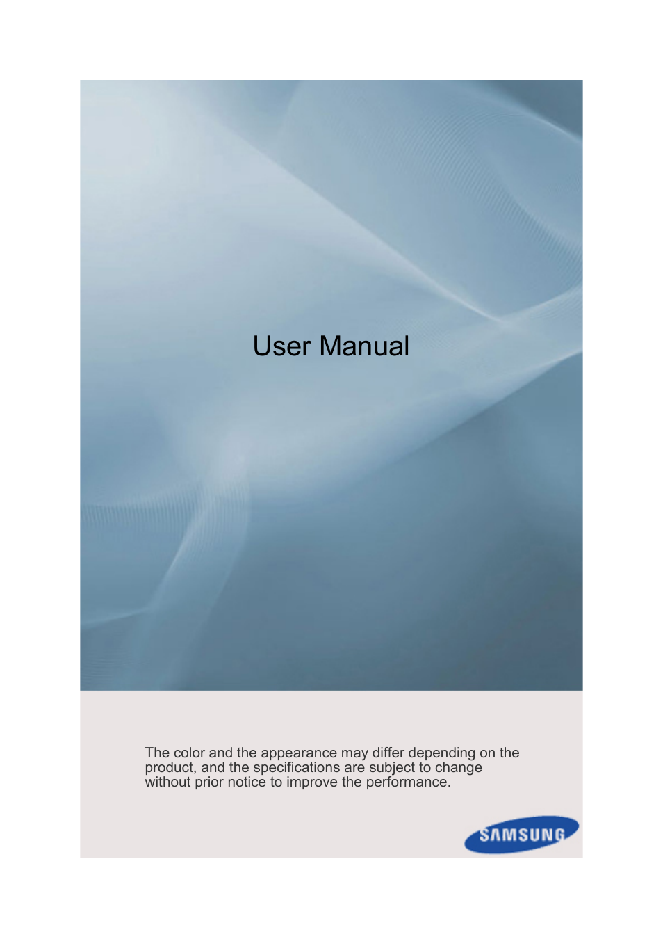 Samsung SYNCMASTER 320MPN-3 User Manual | 158 pages