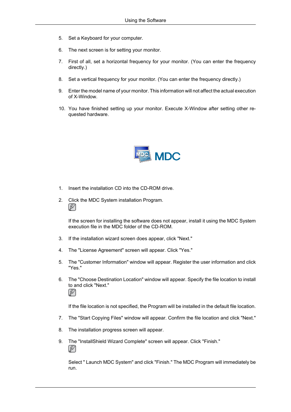 Mdc (multiple display control), Installation | Samsung SYNCMASTER 320MPN-3 User Manual | Page 53 / 158