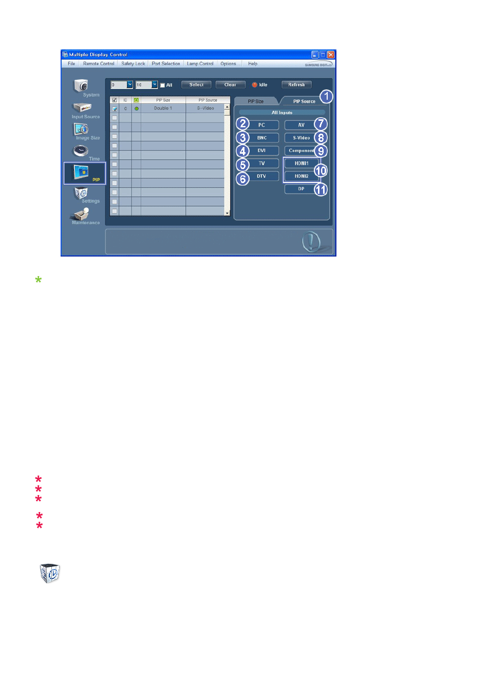 Settings picture | Samsung SYNCMASTER 320MPN-3 User Manual | Page 66 / 158