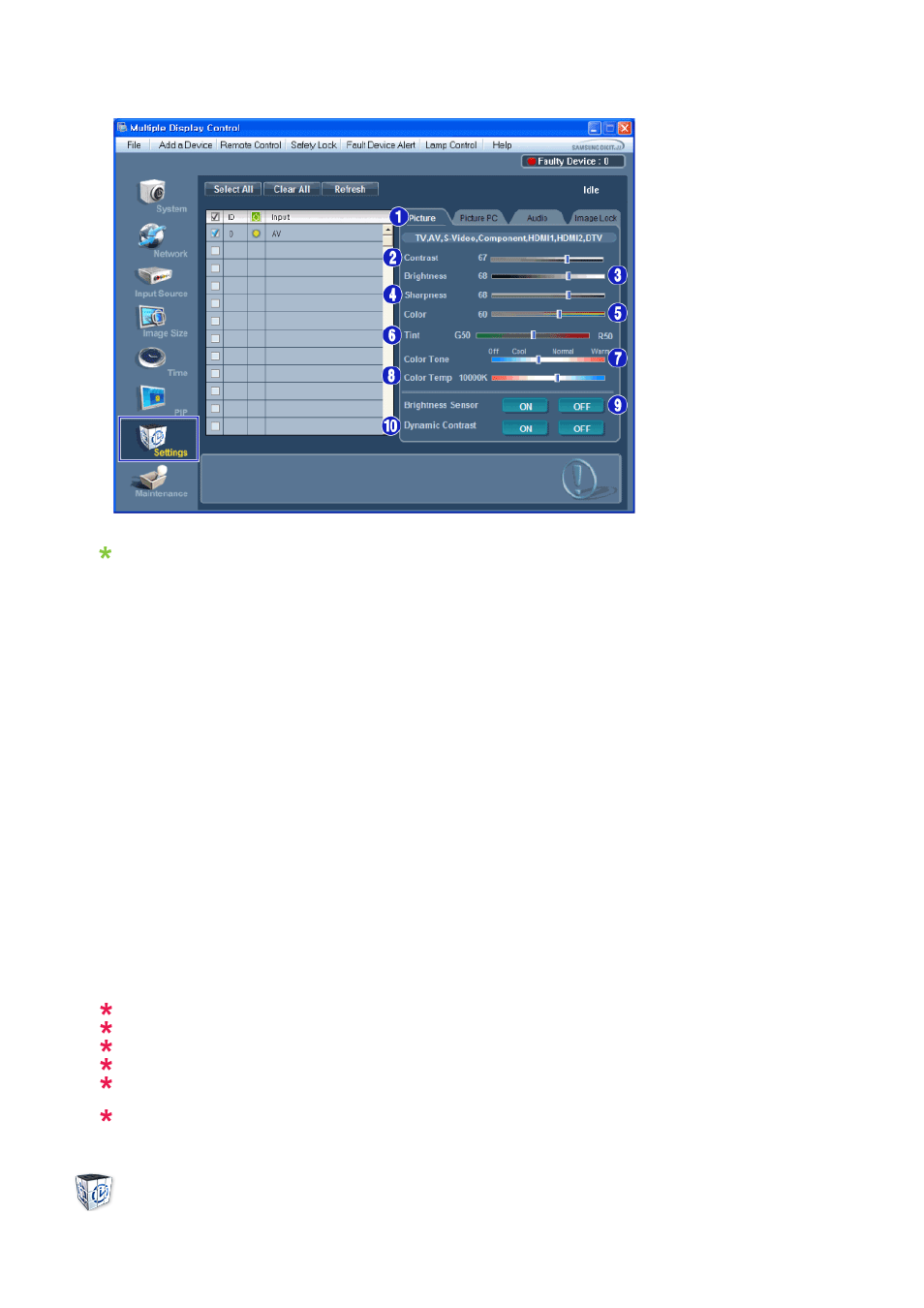 Setting | Samsung SYNCMASTER 320MPN-3 User Manual | Page 88 / 158