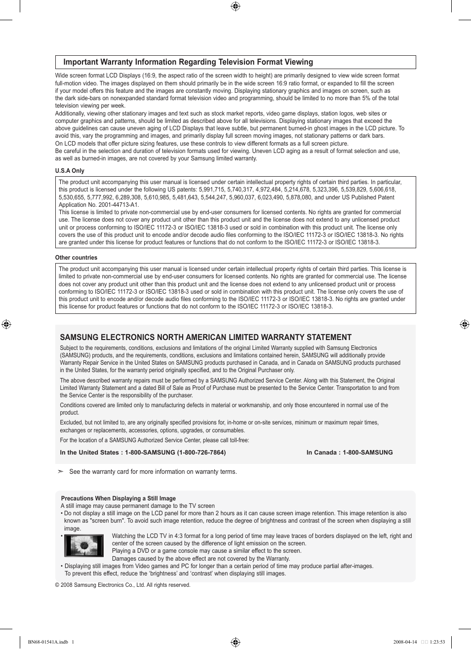 Samsung BN68-01541A-01 User Manual | Page 2 / 121