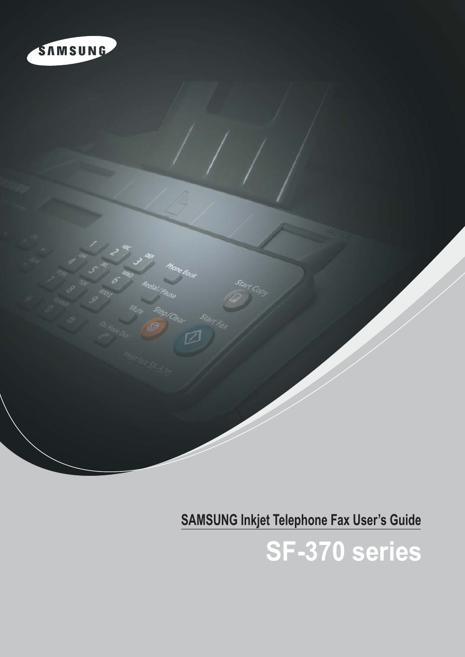 Samsung SF-370 Series User Manual | 84 pages